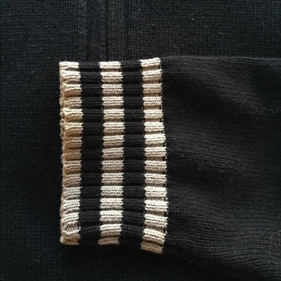 Dockers Men’s Half Zip Sweater Black Tan Large Cotton - Picture 3 of 16